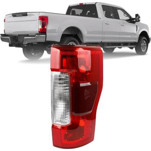 Dasbecan Halogen Right Passenger Side Tail Light Assembly Compatible with 2017 2018 2019 Ford F250 F350 F450 Super Duty Taillight Rear Lamp Replace KC3Z13404C Blind Spot Module Can be Installed