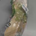 DREAM PAIRS Women's Open Toe Ankle Strap Low Block Chunky Heels Sandals Party Dress Pumps Shoes,  Nude/Clear, Size 11