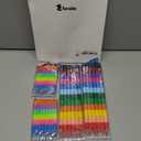 28 Pcs Stacking Crayons Colorful Stackable Buildable Crayons Rainbow Pencils Party Favors for Kids Coloring School Office Supplies Party Favor, 12 Colors and 6 Colors
