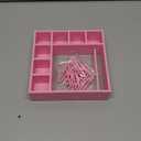 Doll Clothes Closet, Wardrobe with 10 Hangers, Portable Storage Organizer and Display Box for Fashion Doll Clothes & Accessories, Pink