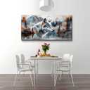 Lapremoly Canvas Wall Art For Living Room Large Wall Decor For Office Modern Family Wall Decor For Bedroom Abstract Scenery Canvas Paintings Art Wolf Pictures Artwork Posters Home Decorations 48x24in