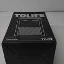 ToLife Dehumidifiers for Home 95 OZ Water Tank, 1000 sq.ft Dehumidifier for Basement Bedroom Bathroom with Auto Shut Off 7 Colors LED Light,White