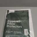 Set of 8 Pillow Protectors with Zipper Queen Size - 100% Resistant to Stains, Dust & Dirt - Washable Covers for Increased Pillow Lifespan