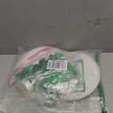 2 Sets Soccer Balloon Column Stand Kit with 4D Soccer, Green Black Star Foil and 100 Latex Balloons, Green White Black Arch Kit for Floor for Football Sports Party Decorations