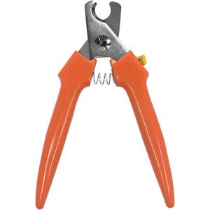 Dog Nail Trimmers 767C - Professional Dog Nail Clippers for Large and Small Dogs, Easy-to-Use Pet Nail Trimmers for Safe and Precise Grooming, Durable Claw Clippers for Paws Care (Orange)