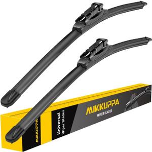 MIKKUPPA 22" + 22" Wiper Blades, Replacement for 2008-2013 Chevrolet Chevy Silverado 1500 2500HD 3500HD, 2005-2018 Tahoe Suburban, 2008-2013 GMC Sierra,OEM Front Windshield Wiper (Pack of 2) (22"+22" (Fit Pinch Tab)