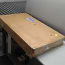 Panana 3 Piece Dining Table Set Kitchen Bar Table with Two Stool Storage Shelves Wood Counter Height Table Top with Sew Kerf Finish Dining Room Home