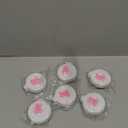 12 Pcs White Coquette Bow Mini Hair Brushes Folding Mirror Coquette Detangler Brush Bulk Round Compact Massage Scalp Comb for Purse Women Travel Team Gifts Trendy Stuff Party Favors