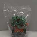 Feng Shui Quartz Crystal Money Tree Bonsai Style Decoration for Luck and Wealth (Green)