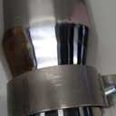 LCGP 3 Inch Inlet Exhaust tip 4" Inch Outlet 12" Long Clamp On Stainless Steel Exhaust Tailpipe Tip for Truck Polished