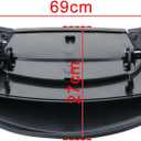 Vivid Black Fairing Air Duct, Air Duct Baffle and Actuator Assembly Kit Compatible with Harley Davidson Road Glide 2015-2023