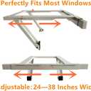Air Conditioner Bracket,Air Conditioner Support Bracket,No Drilling and No Tools Required, Heavy Duty Steel Construction Holds Up to 200 lbs, with Installation Instruction Manual