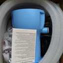 Standard Series Above Ground Pool Filter Pump - 800 GPH Flow Rate | Rapid Circulation & Micro-Debris Filtration, Pool Cartridge Filter Pump System - Keep Water Crystal Clean & Clear-Deep Blue