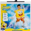SpongeBob SquarePants Official Youth Deluxe Halloween Costume - Premium Quality Square Pullover with Shorts and Socks (S)