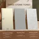 WADILE Peel and Stick Concrete Wall Panels 11.8"x23.6" PVC Faux Tile, 20 Pack
