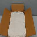 Linen Closet Fitted Sheet  100% Cotton Percale, Cool & Crisp, Brushed for Softness, Deep Pocket Fits Mattresses up to 17", Breathable, Durable, Easy Care, 1-Piece Bottom Sheet, Queen Size, Beige