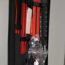 Stair Tread Template Tool, Stair Gauge Set Shelf Layout Measuring Scribe Tool for Stairs, Risers, Partitions, Self and Cutting Drywall - Red