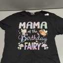 Mama Of The Birthday Fairy Little Girl Magical Family T-Shirt S