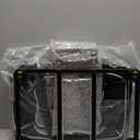 Pet Carrier with Wheels, Rolling Travel Bag with Retractable Handle, Mesh Ventilation, Black