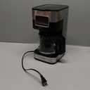 SHARDOR 10-Cup Programmable Coffee Maker, Regular & Strong Brew Drip Coffee Machine for Home and Office, Auto Shut Off, Permanent Filter, Silver