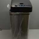 Amazon.com: iTouchless Rolling 13 Gallon Sensor Kitchen Trash Can with Lid and Wheels, Odor Filter, Stainless Steel, Automatic Kitchen Trashcan Garbage Bin for Home Office Bedroom Living Room Garage Wastebasket : Industrial & Scientific