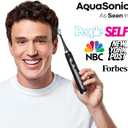Aquasonic Duo Series PRO Ultra-Whitening Electric Toothbrush Set 5 Modes & Smart Timers Premium Travel Cases & 10 Proflex Brush Heads ADA Accepted Toothbrushes
