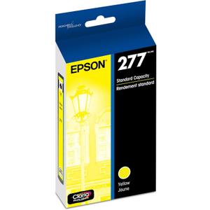 Epson 277 Claria Photo HD Ink Standard Capacity Yellow Cartridge (T277420) Works with Expression XP-850, 860, 950, 960, 970 (1 Count (Pack of 1))