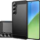 Case for Galaxy S26 Plus Case, for Samsung S26+, Slim Thin Phone Cover TPU Soft Back Cases Anti-Scratch Shockproof Protective Cover for Samsung Galaxy S26 Plus Black