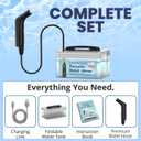 2Clean Portable Electric Travel Bidet - USB Rechargeable Bidet for Men and Women, Toilet Hygiene Solution with 2.3 Liter Container, Lightweight, Portable Device for Travel, Camping, Outdoor Living