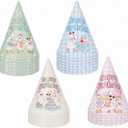 Glenmal 24 Pcs Silly Goose Birthday Party Hats Classroom Students Happy Birthday Cone Hats for 1st Silly Goose Party(Assorted)