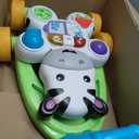 Fisher-Price Baby Push Toy Learn with Me Zebra Walker Musical Learning Activity with Lights & Fine Motor Play for Infants Ages 6+ Months 
