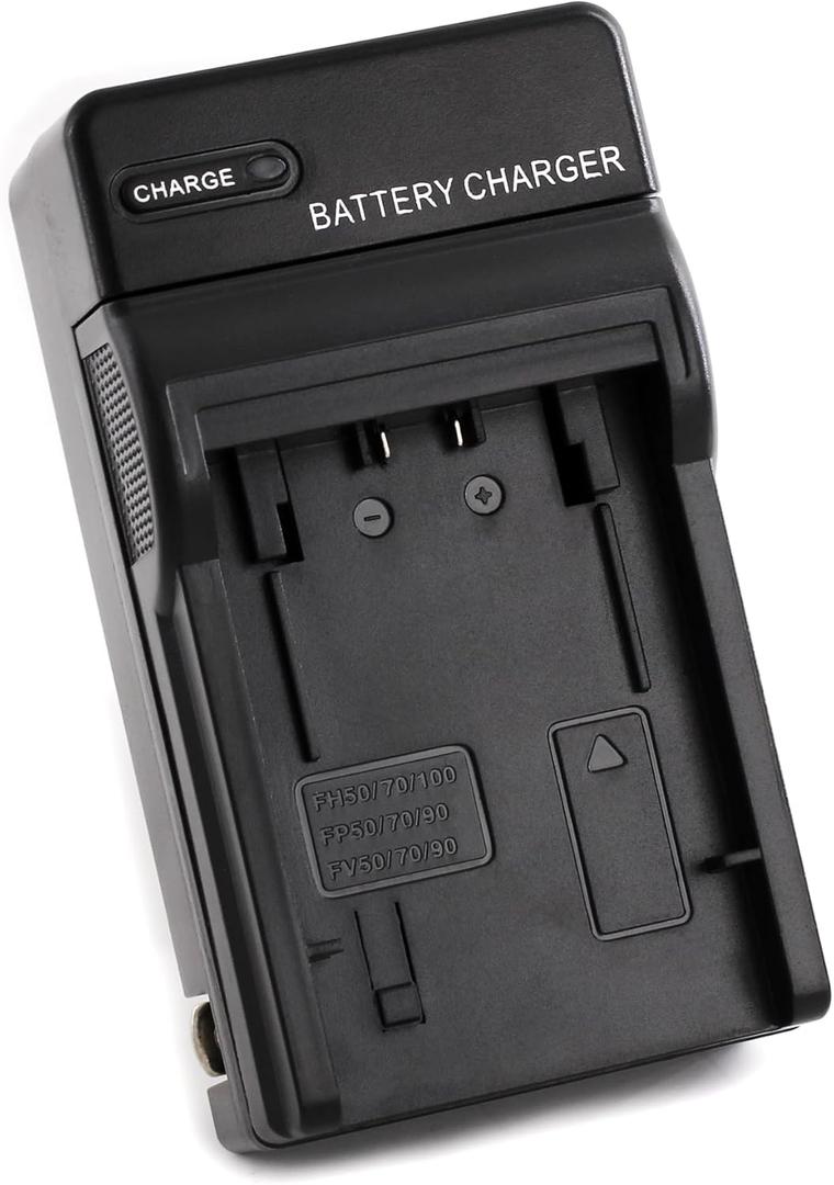 Norifon NP-FH50 Wall Charger for Sony DCR-DVD108 DCR-DVD610 DCR-DVD105 DCR-HC21 DCR-HC52 DCR-HC38 DCR-SR45 DCR-SR47 DCR-SX85 DCR-SX45 DCR-SX44 HDR-SR11 HDR-SR12 HDR-XR160 and More with Foldable Plug