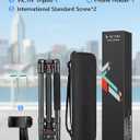 78" Professional Tripod for Camera, Victiv Aluminum Camera Tripod Monopod for DSLR, Spotting Scope, Telescope, Binoculars, Compact Heavy Duty Camera Stand for Photography Video Recording Travel