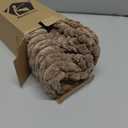 Kevin Textile 14x36 Inch Long Lumbar 1 Pack Boho Decorative Throw Pillow Cover Soft Striped Corduroy Rectangle Cushion Case Farmhouse Solid Color Accent for Living Room Couch Sofa Bed, Light Brown