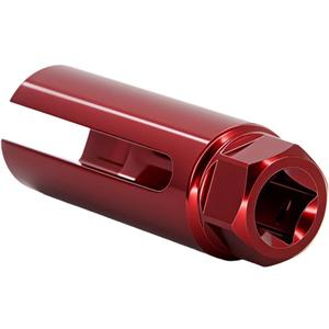 Oxygen Sensor Socket with Side Wire Cutout 1/2 Inch Drive x 7/8(22mm) O2 sensor socket removal Tool for Vehicles (Red)