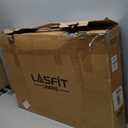 LASFIT Floor Mats for Ford F-150 2021-2025 | F150 Lightning 2022-2025 SuperCrew (Rear w/Fold Flat Storage) Carpet Floor All Weather Car Liners TPE Truck Mats - 1st and 2nd Row, 3pcs Black