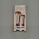 BK BEAUTY - LARGE BUFFER & ROUND FOUNDATION (2PC) - Professional Makeup Brush Set for Liquid or Cream Foundations, Powder & Blush | Premium Face Brushes for Flawless Application
