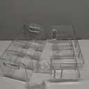 ACHEHOASN Desktop Transparent Vertical Bookshelf