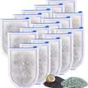 15 Pack Carbon Filter Large Compatible with Tetra Whisper EX30/EX45/EX70 Filters, Replacement Filter Cartridges Compatible with Whisper EX30/EX45/EX70 Filters