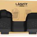 LASFIT Floor Mat for Ford F-150 2015-2026 Regular Cab(Bench Seat, Carpet Floor) All Weather Portector TPE Waterproof Truck Liner for Ford F150 Standard Cab-1st Row Black