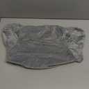 Crystal Velvet Cervical Neck Pillowcase (Only Pillowcase) Ergonomic Pillow Cover Contour Pillow Cover Warm Soft Fuzzy Cases for Side Back Stomach Sleepers Winter(Gray,Standard Size)