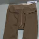 Vertvie 2 Pairs Fleece Lined Tights Women Crotch One Seam Line Warm Sheer Pantyhose Fake Translucent Thermal Thick Leggings (XX-Large, Black Sheer-skin + Coffee Sheer-skin)