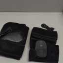 Knee Massager FSA Eligible, Knee Heating Pad for Arthritis, Heated Knee Massager with Heat and Vibration, Heated Knee Wrap Black (2 pcs black)