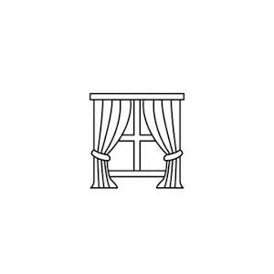 Window Treatment 2 Panels L36 Pink