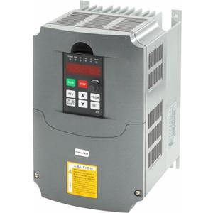 VFD Converter,Variable Frequency Drive,220VAC Single Phase Input to 220V Three Phase,for Motor/Spindle Speed Rotation (HY Series 220v 5.5kW-7.5HP Model)