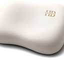 HighBeds Cervical Neck Pillow - Side Sleeper Pillow for Neck Pain Relief, Soft Ergonomic Memory Foam Pillows Ice Silk Zipperless Pillowcase, Eco-Friendly and Durable Material (White)