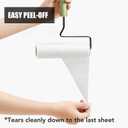 Extra Sticky Large Surface Lint Roller, 6.3'' Giant Lint Roller for Pet Hair, 270 Sheets/ 3 Refills, Long Handle Lint Remover for Clothes, Furniture, Dog & Cat Hair Remover