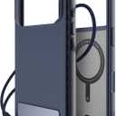 BodyGuardz Performance Pro Compatible with iPhone 17 Pro Case - Shockproof 18FT Drop Rating - Compatible with MagSafe - Temperature Regulating Technology - Kickstand (Navy)