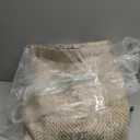 Collive Hallway Runner Rug, 2' x 5' Soft Washable Tan Contemporary Modern Laundry Room Indoor Hand-Woven Cotton Carpet for Bedroom Entryway Front Door Farmhouse Kitchen