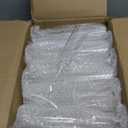 GuanQiao 24-Pack Plastic Champagne Flutes, 6oz Clear Square Disposable Toast Glasses, Heavy Duty Shatterproof Recyclable Wine Glasses for Party Wine Tasting Wedding New Years Eve Party Supplies